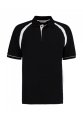 Poloshirts Kustom Kit Oak Hill KK615 blackwhite